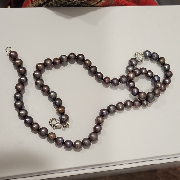 pearl necklace Accessories - Purple pearl necklace